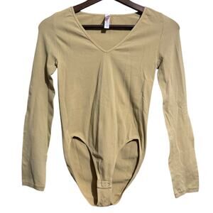 Victoria's Secret long sleeve v-neck bodysuit Small
